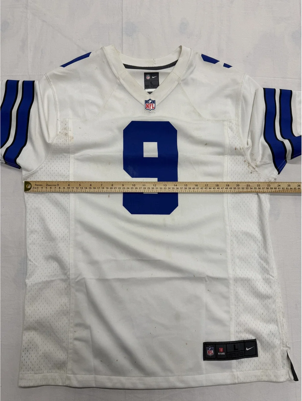Nike NFL Players White Football Jersey Size Large
